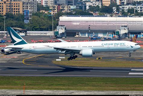 B Kqk Cathay Pacific Boeing 777 367er Photo By Aneesh Bapaye Id