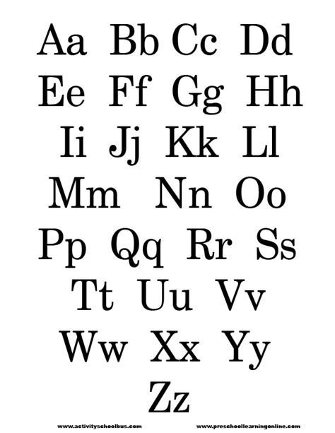 Printable Alphabet Letters Here S A Set Of Printable