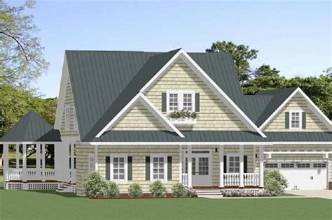 Autocad drawing of 50 x 50 feet apartment house building section drawing that shows standard staircase and rcc slab bar with dimension detail and has some autocad hatching design. 3 Bedrm, 2500 Sq Ft Cottage House Plan #189-1101