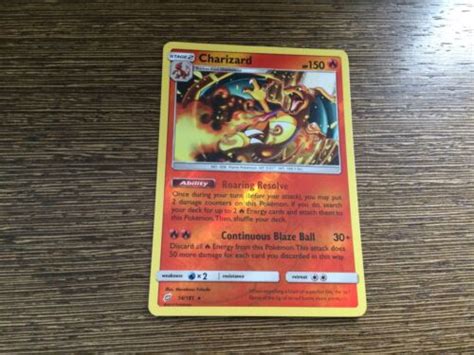 Charizard 14 181 Reverse Holo Team Up Pokemon Card Near Mint Ebay