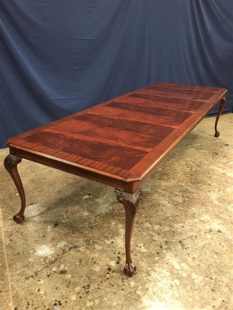 Made from solid north american wood. Custom Chippendale Style Ball and Claw Mahogany Dining ...