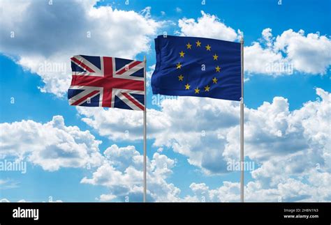 European British Flag Relationship Concept Stock Photo Alamy