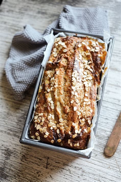 Healthy Honey & Oat Banana Bread — From My Little Kitchen