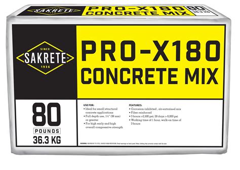 Pro X180 Concrete Cement And Stucco Mixes At