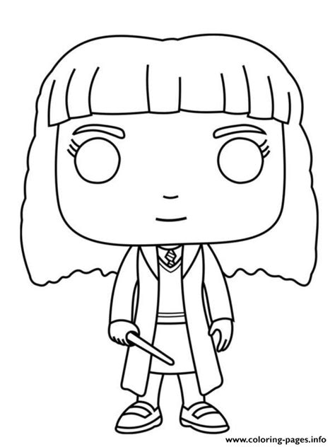 Funko Pops Hermione Granger Harry Potter Coloring page Printable