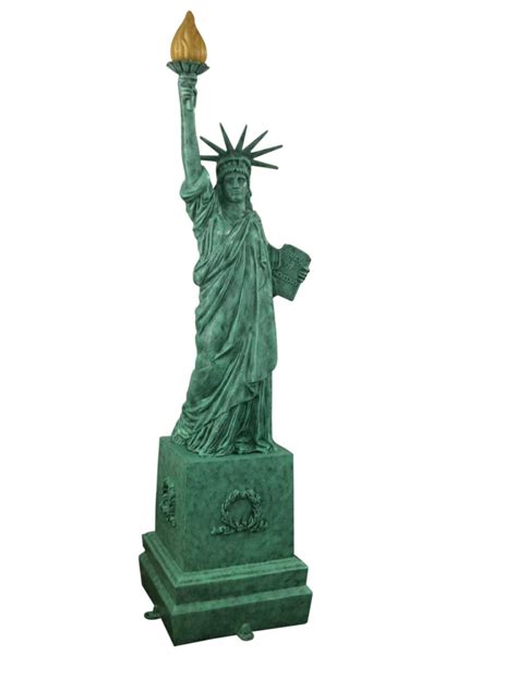 5ft Statue Of Liberty On Wreath Base Aluminum Indooroutdoor Statue