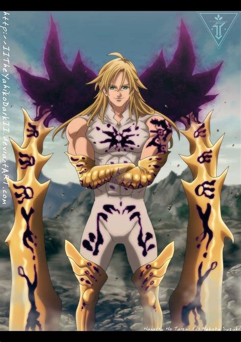 Meliodas, demon, seven deadly sins, nanatsu no taizai, boar hat, stigna, ten commandments, anime, animation, manga, pop art, dragon sign, japan, japanese, fanart, fan art, аниме. Meliodas looking grown up 💕~ : NanatsunoTaizai