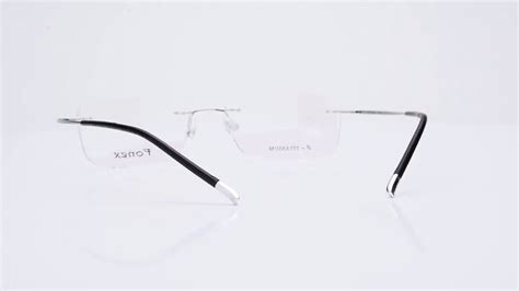 fonex b pure titanium rimless optical glasses men women frameless prescription eyeglasses frame