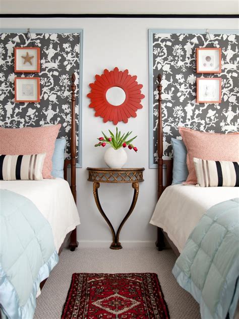 This duvet cover is covered in larges stripes, in shades of coral. Coral Color Palette - Coral Color Schemes | HGTV