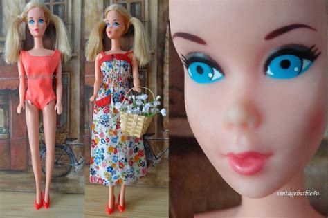 Vintage Barbie Doll Fun Time 7192 Tnt ~ Pink Skin ~ Oss ~ Korea ~ European Mattel