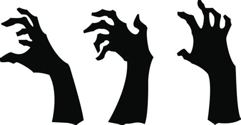 zombie hand silhouette png clip art library