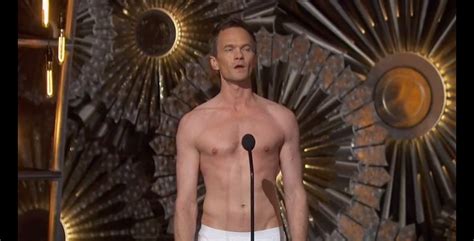Neil Patrick Harris Walks Onstage In His Underwear At The Oscars