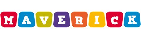 Maverick Logo Name Logo Generator Smoothie Summer Birthday Kiddo