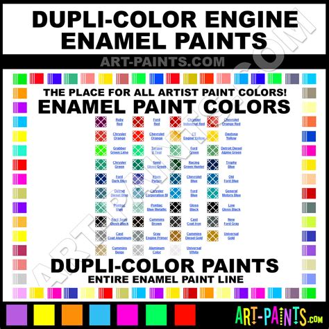 Dupli Color Engine Enamel Paint Colors Dupli Color Engine Paint