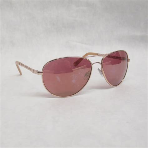 O By Oscar De La Renta Rose Aviator Sunglasses