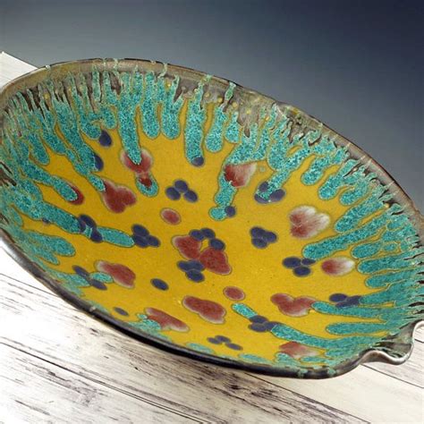 Pottery Centerpiece Bowl Large Decorative Bowl Ceramic Etsy Ceramic