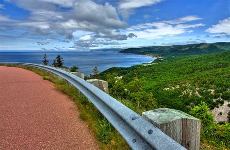 The Cabot Trail Loops Around The Northern Tip Of Cape Breton Nova