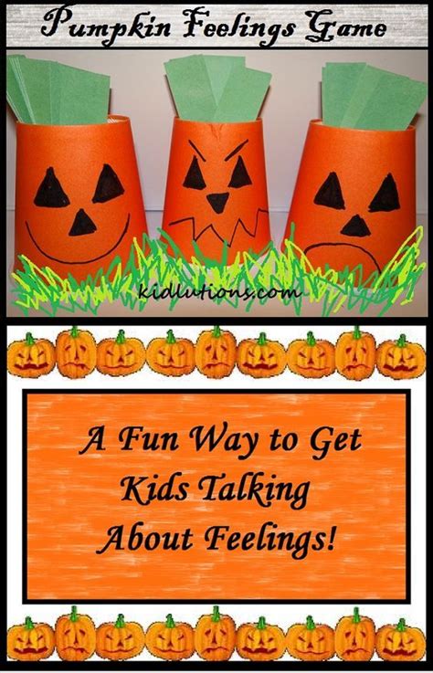 Spin Doctor Parenting Pumpkin Feelings Game Get All The Free And