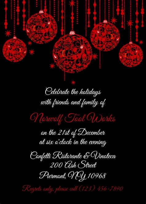 Corporate Christmas Party Invitation Templates Mickey Mouse