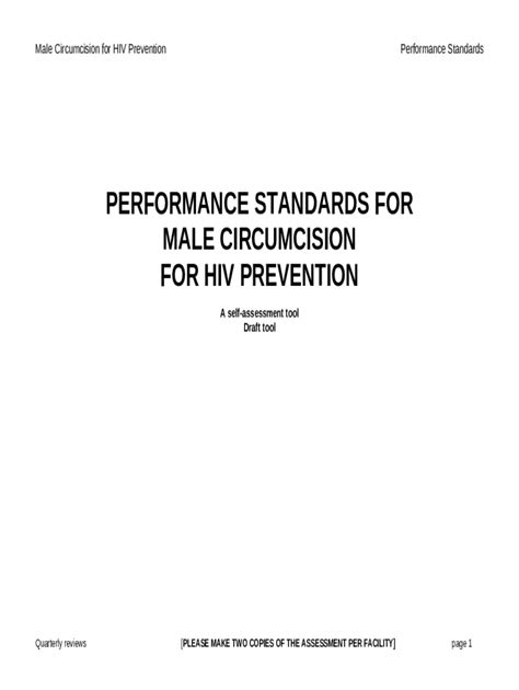 Male Circumcision Services Quality Assessment Toolkit Doc Template Pdffiller
