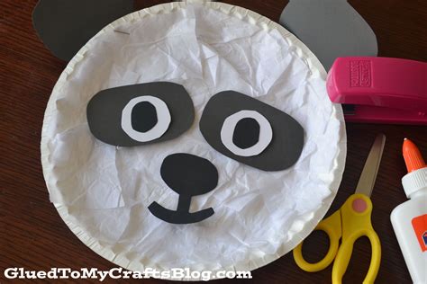 Paper Plate Panda Kid Craft Paper Plate Crafts For Kids Book Crafts