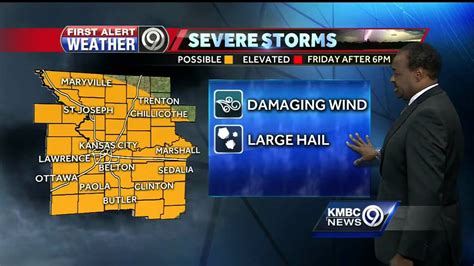 Tracking Possible Severe Storms For Friday Youtube