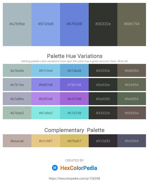 Pantone 283 C Hex Color Conversion Color Schemes Color Shades
