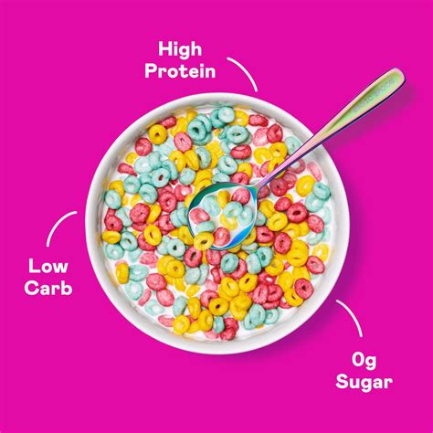 buy magic spoon cereal fruity 4 pack of cereal keto gluten free sugar free and grain free