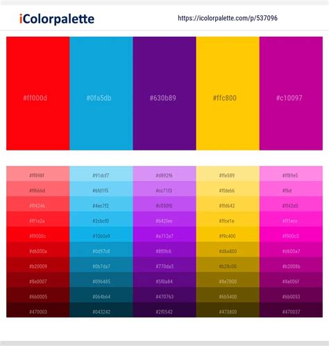 10 Latest Color Schemes With Gold And Dark Magenta Color Tone