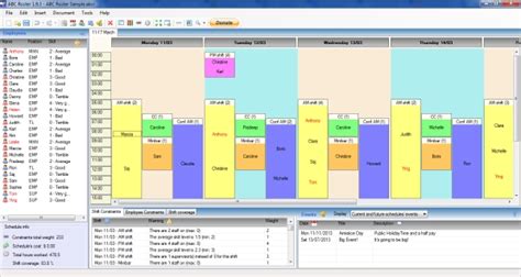 7 day shifts, 2 days off, 7 swing shifts, 2 days off, 7 night shifts, 3 days off. Download Employee Scheduling Software | DownloadCloud