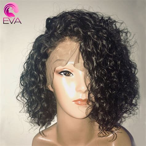 Silky straight full lace wigs human hair, can make ponytail & upao and part anywhere. 150% Density Curly Lace Front Human Hair Wigs With Baby ...