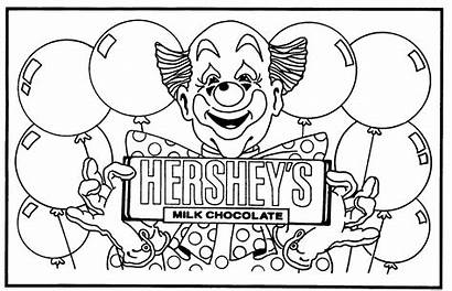 Coloring Chocolate Pages Hershey Bar Milton Printable