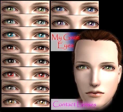 Mod The Sims My Gaze Contact Lenses