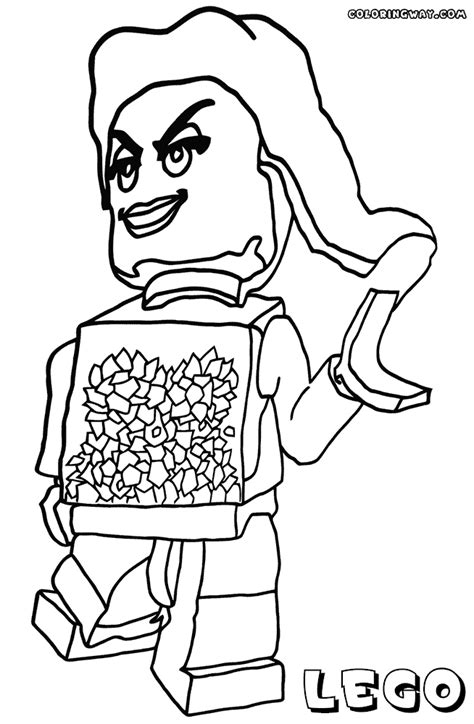 Arkham asylum breakout in 2013. Poison Ivy Lego Coloring Coloring Pages