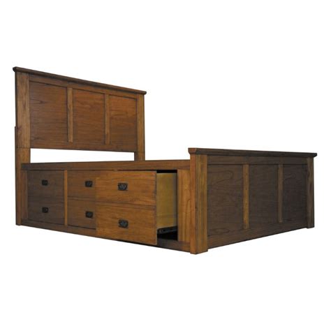 A America Mission Hill Queen Storage Captains Bed Mihha5051