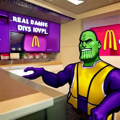 Krea Thanos Working At Mcdonalds