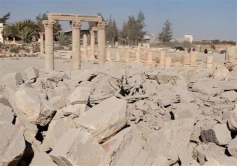 Destroyed the holy places of jerusalem. ISIS documents destruction of ancient Roman temple in ...