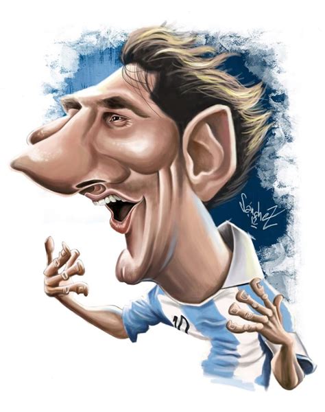 Lionel Messi Caricaturas