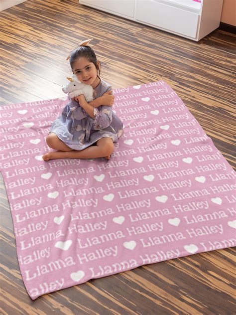 Personalized Baby Blanket Name Blankets Custom Baby Blanket Etsy