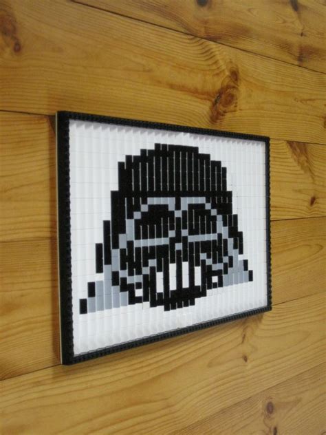 Darth Vader And Stormtrooper In Real 3d Lego Mosaic Lego Star Wars