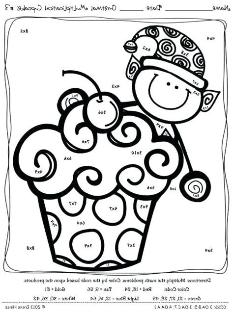 Math Coloring Pages 3rd Grade At Free Printable