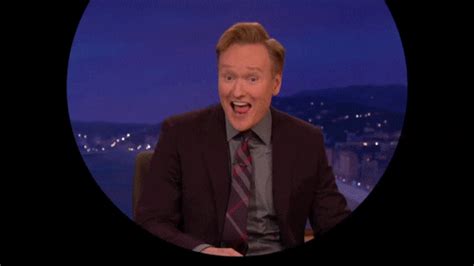 wink conan obrien by team coco find and share on giphy