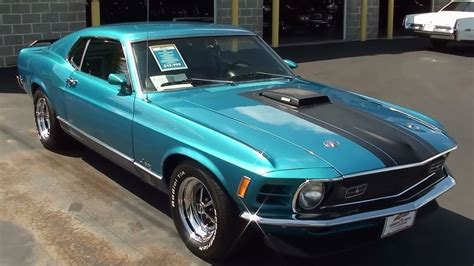 1970 Ford Mustang Mach 1 351 Cleveland V8 Fastback Youtube