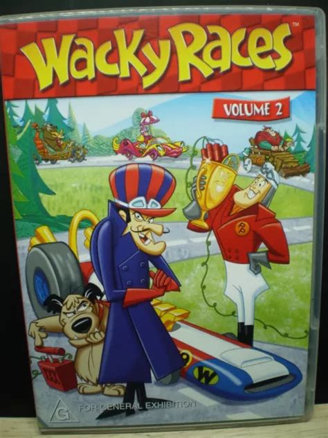 Wacky Races Volume 2 Dvd 1968 Cartoondick Dastardlymuttleypenelope