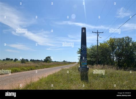 One Of The Last Ozark Trail Markers 21 Foot Tall Concrete Obelisk On