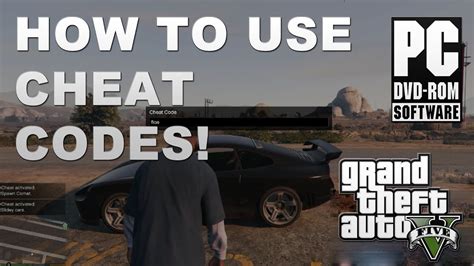 How To Use Gta 5 Pc Cheats Codes Campaign Story Mode Youtube