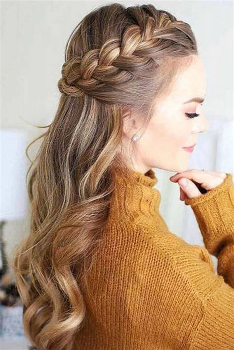 28 Affordable Braided Hairstyle Ideas For Girls 3 French Braid