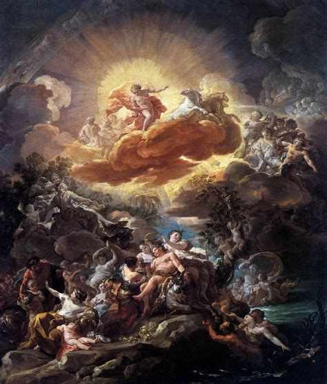 The Birth Of The Sun And The Triumph Of Bacchus By Corrado