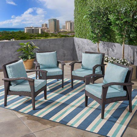Whether you want bold colors and modern, chevron prints or outdoor pillows and patio cushions with summer floral patterns, check out. Pena Outdoor Patio Cushions for Club Chairs, Weather ...