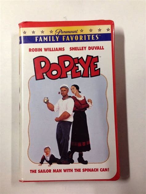Popeye Vhs 1996 For Sale Online Ebay Robin Williams Movies